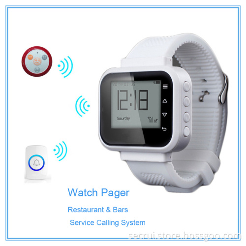 Public Places Service Calling System Wrist Watch Pager (KR-C166)